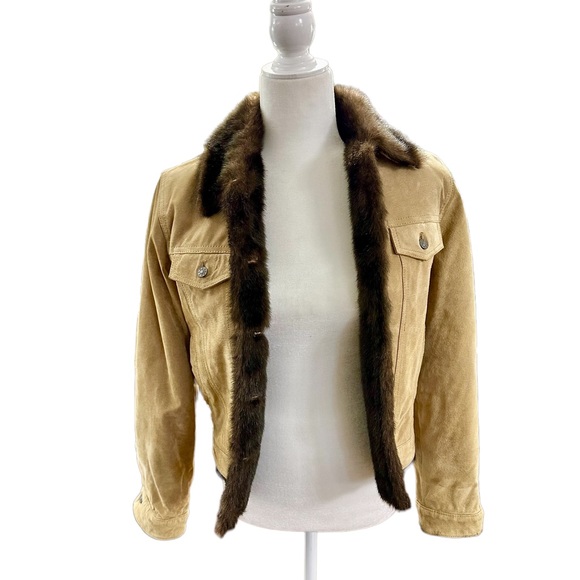 Wilson’s Suede Trucker Jacket - Picture 2 of 8